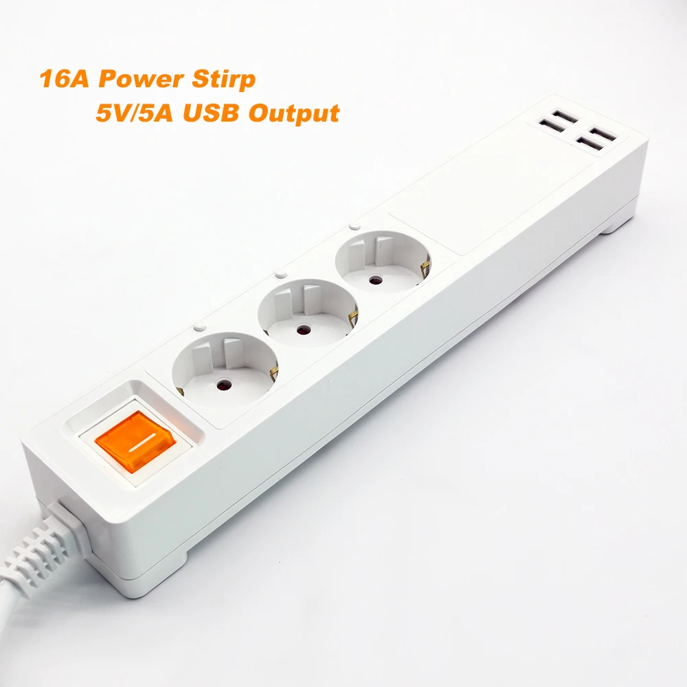 Интеллектуальная беспроводная (Wi Fi) Мощность полосы розетки Стабилизатор