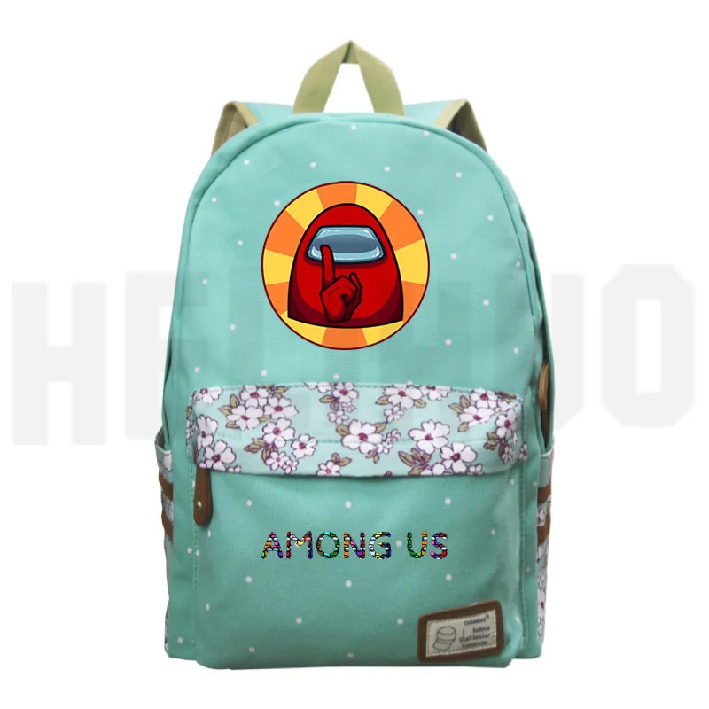 

Hot Video Game Among Us Backpack Anime Impostor Backpack Men Floral Bookbag Among Us School Bags for Teenage Girls Mochila