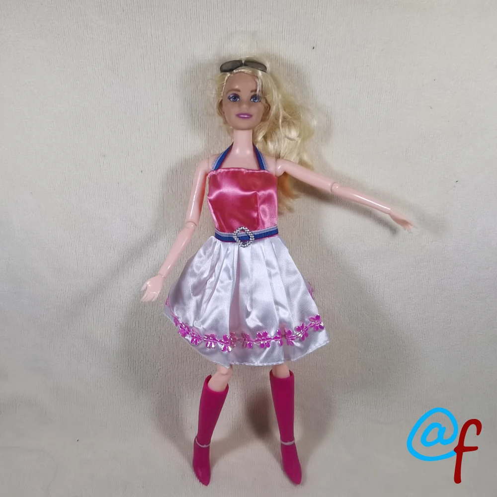 Женская одежда с бантом и юбкой в 1 комплекте сделай сам для 1/6 года платье