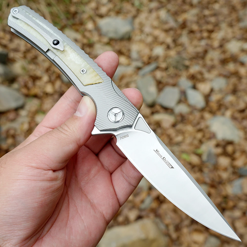 TWOSUN ножи S90V лезвие складной карманный нож тактический охотничий открытый