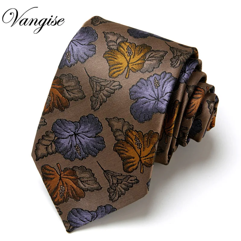 

Silk Touch Vintage Polyester Tie Print 7cm Luxury Floral Necktie Plaid Dot Paisley Cravat Banquet Suit Tuxedo Gift For Men Daily