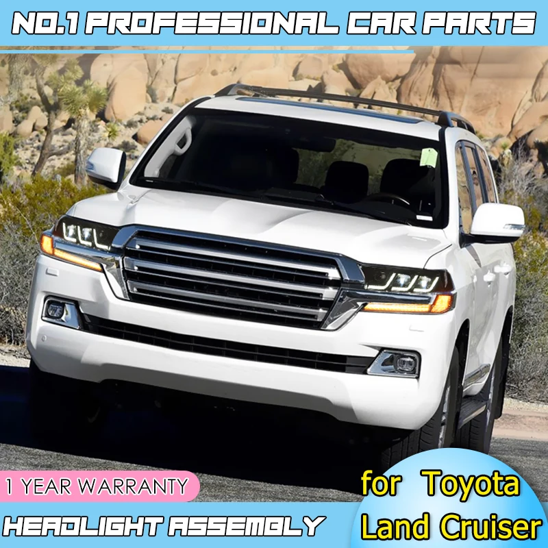 Автомобильные аксессуары светодиодный ные фары для Toyota Land Cruiser 17-19 фар головного