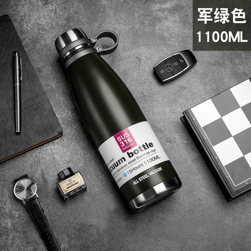 Centralworld 316 Stainless Steel Vacuum Flask Double-Layer Sports Water Bottle Bottle Outdoor Travel Water Cup