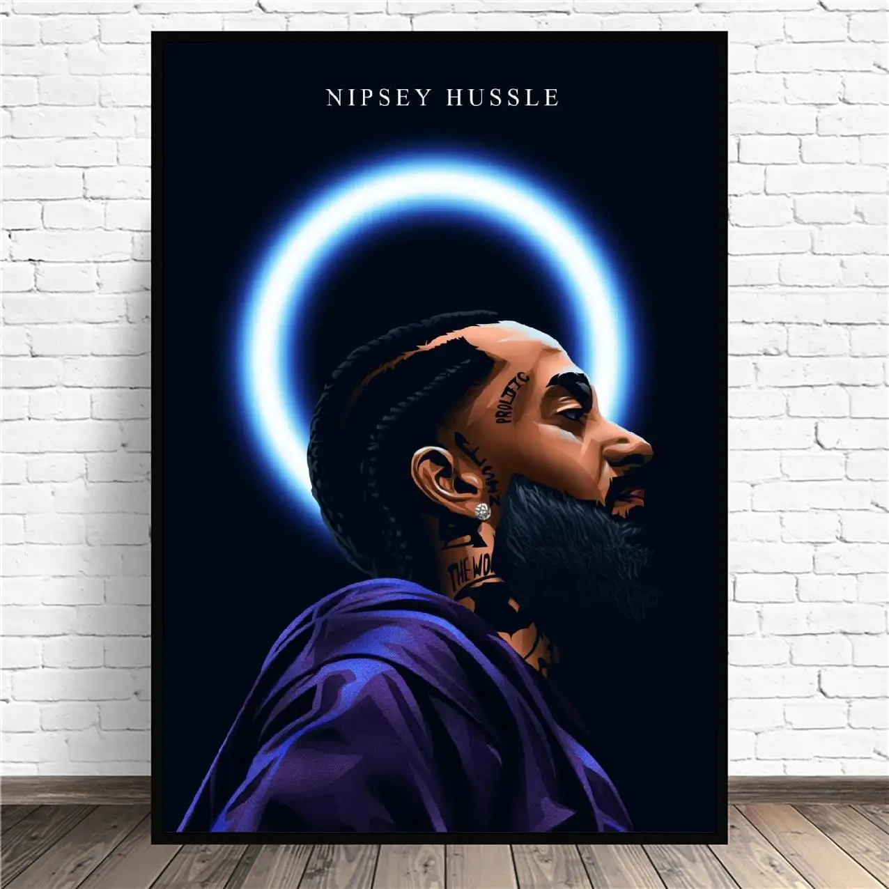 Картина на холсте Nipsey Hussle музыкальный рэппер настенные картины принты для