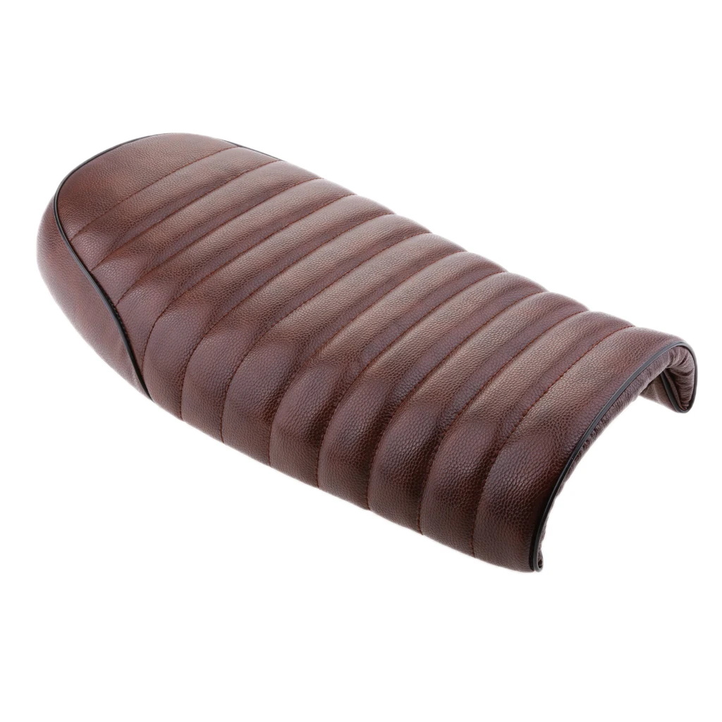 Мотоциклетное кресло для кафе коричневый + 2 ✲ фута стекловолокно выхлопная