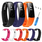Силиконовый ремешок для Huawei Honor Band 3, браслет для смарт-часов Huawei Honor Band 3
