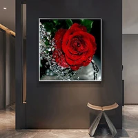 5d diy diamond painting cross stitch rose embroidery mosaic handmade full square round drill wall decor craft gift