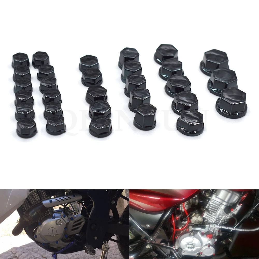 30 шт. мотоцикл Моделирование Покрытие декоративные гайки винт кепки для Kawasaki Ninja