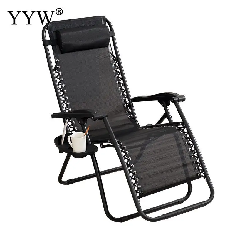 Складывающееся откидное кресло держатель для напитков садовый шезлонг отдыха на