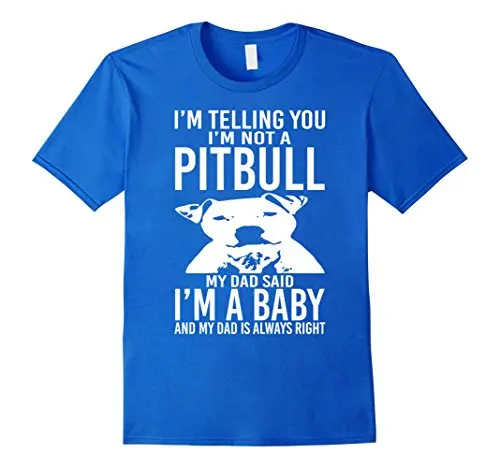 A Pitbull мой папа сказал что я забавная футболка для детей популярный стиль мужские