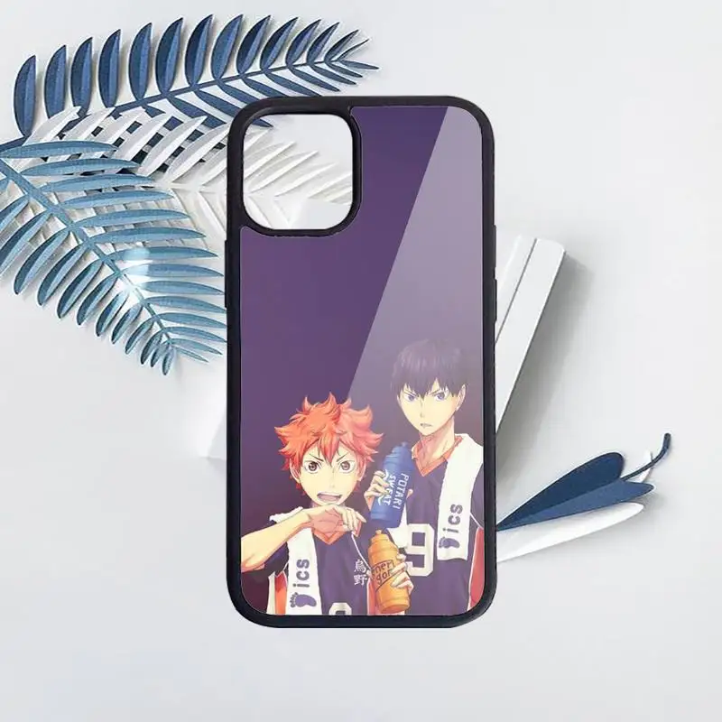 

Haikyuu volleyball anime manga Phone Case PC for iPhone 11 12 pro XS MAX 8 7 6 6S Plus X 5S SE 2020 XR Luxury brand shell funda