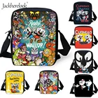 Сумка кросс-боди Cuphead Mugman для детей, школьный ранец с мультяшными играми для девочек, дорожная сумка через плечо для учебников