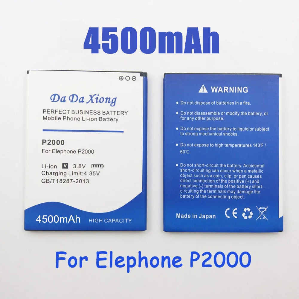 Аккумулятор Elephone P2000 на 4500 мА · ч для P2000C | Мобильные телефоны и аксессуары