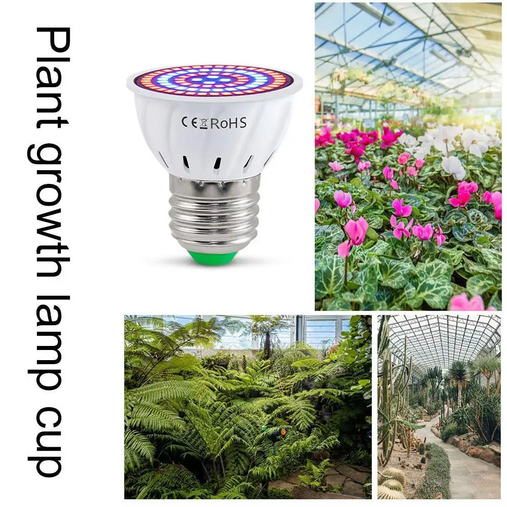 

LED Plant Lamp CupFlower Seedling Grow Bulb Succulent Nursery Supplement Light Plant E27 Growth Lamp Cup Lamp Plant Growth Light