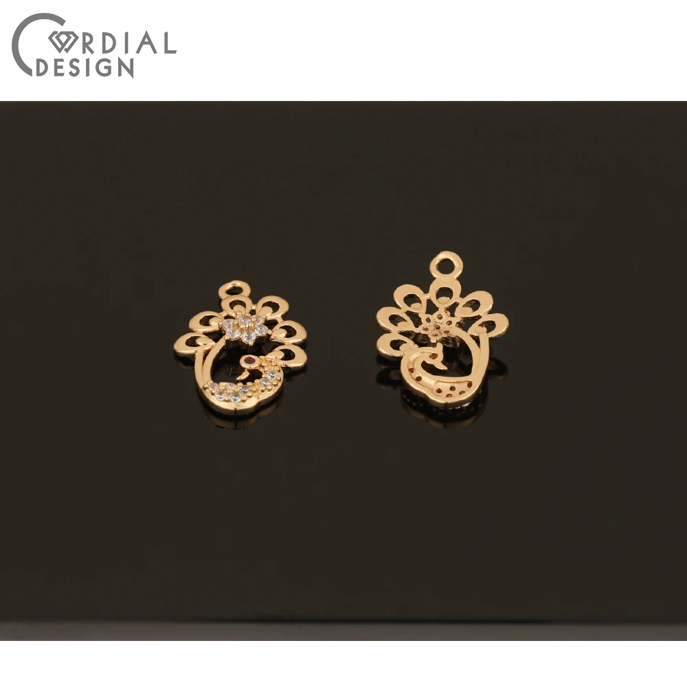 

Cordial Design 50Pcs 14*21MM Earrings Accessories/CZ Charms/Hand Made/DIY Pendant/Earring Making/Jewelry Findings & Components