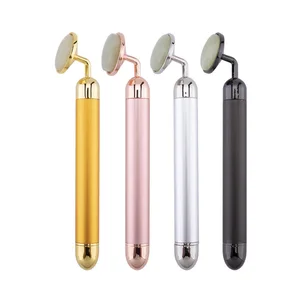 Электронный массажер Beauty Bar 24k для лица, вибрационный роликовый массажер для лифтинга лица, антивозрастной аппарат для подтяжки кожи лица и ухода