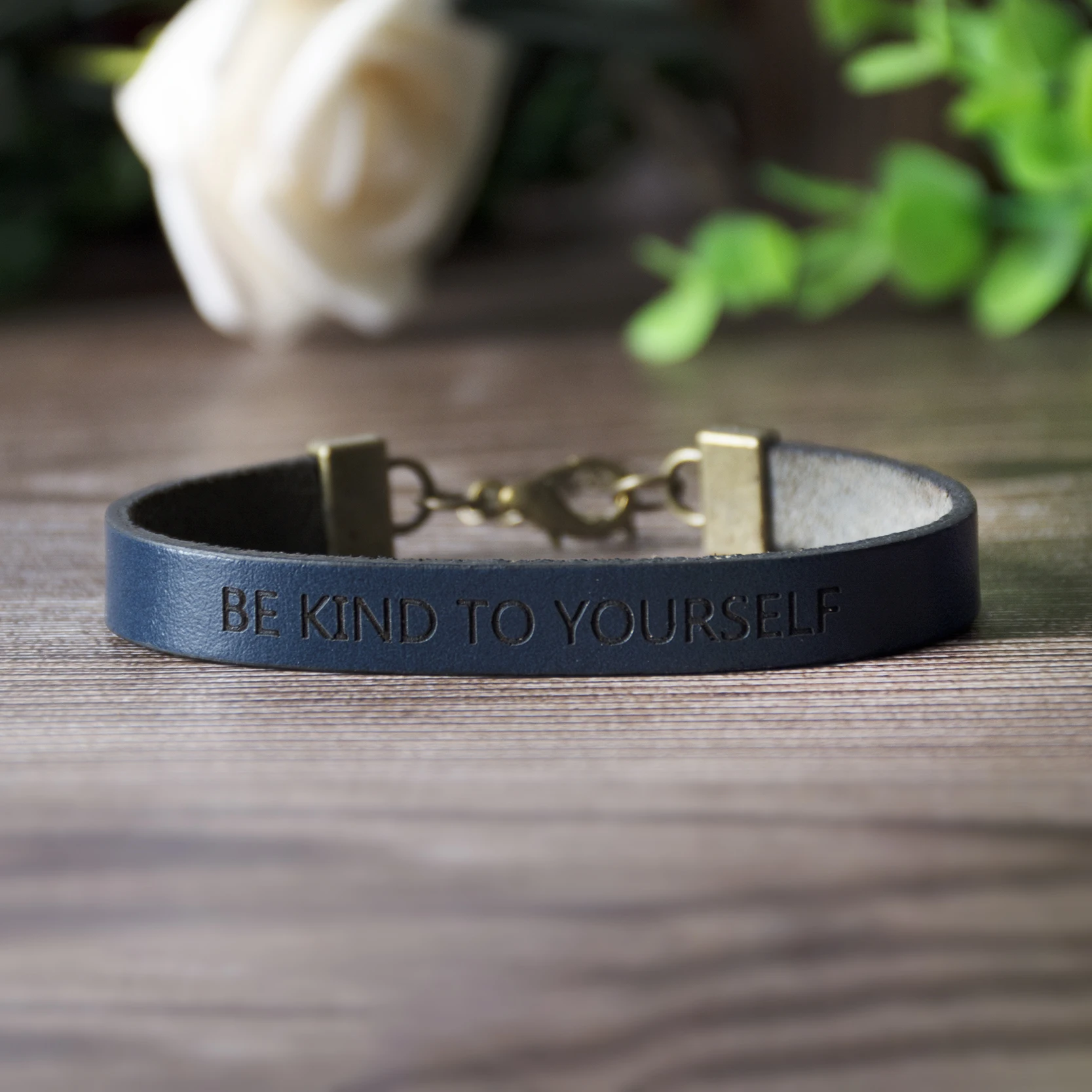 BE KIND TO YOURSELF браслет из натуральной кожи для мужчин и женщин новая личность Дружба