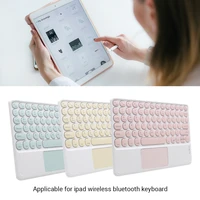 mini wireless bluetooth keyboard with touchpad portable 10 inch universal rechargeable keyboard for ipad tablet