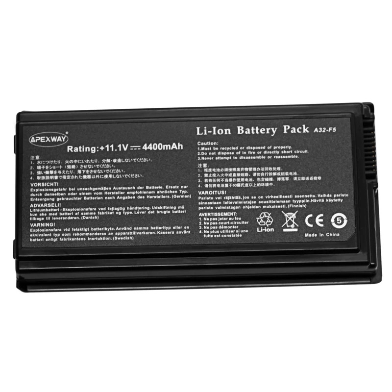 Аккумулятор для ноутбука Asus A32-F5 F5 F55 F55A F55C F55U F55VD X50 X50C X50GL X50M X50N X50R X50RL X50SL X50Sr X50V X50VL X59