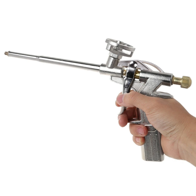 

Foam Expanding Spray Bubble Sealant Dispensing PU Insulating Applicator Tool Aluminum Alloy P9JE