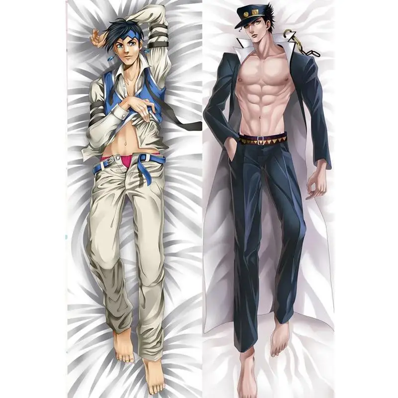 Декоративный японский мужской Аниме JoJo невероятное приключение пледы отаку Dakimakura подарок постельное белье Длинная Подушка для объятий чехол 150x50 см