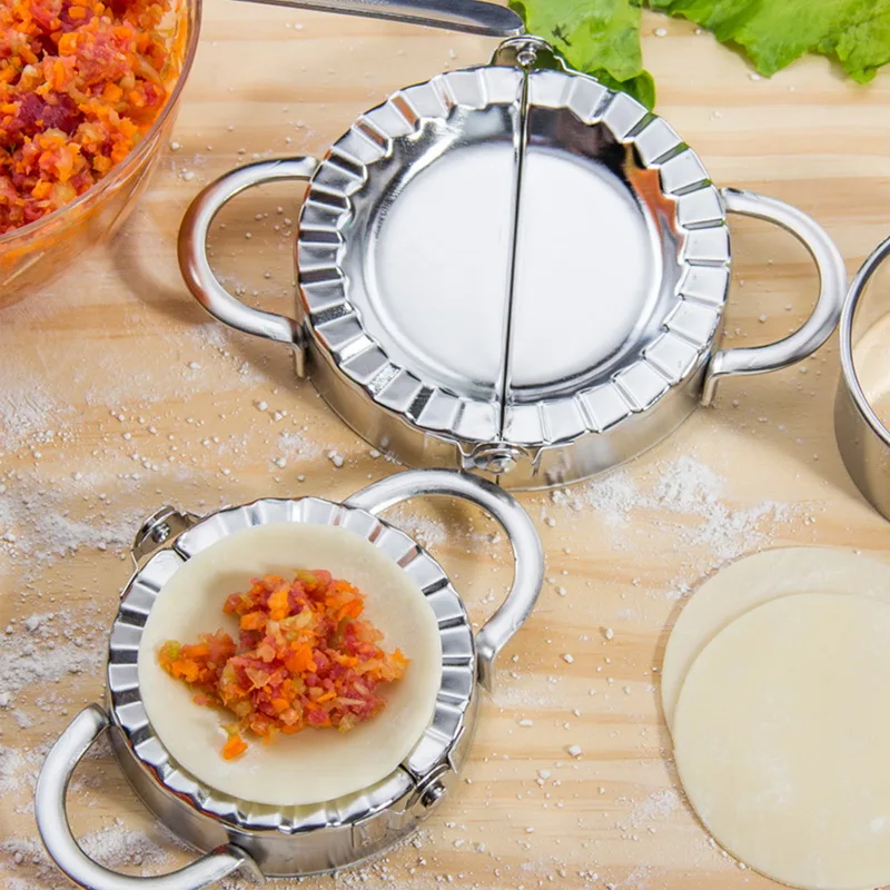 1/2 из нержавеющей стали клецки машина обертка тесто резак плесень различных