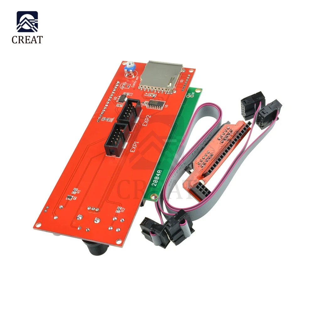 Модуль контроллера смарт-дисплея с ЖК-дисплеем 2004 дюйма кабелем адаптер для