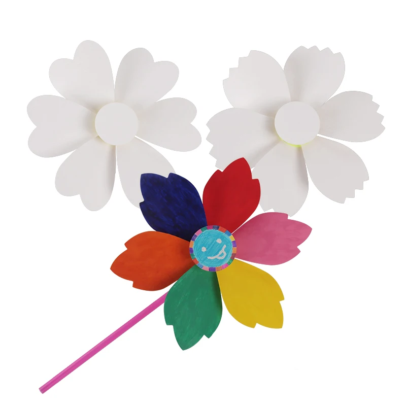 Ветряная мельница &quotсделай сам&quot игрушки креативные окрашенные белые модели