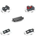 Трек поезда сделай сам, большой конструктор из частиц, совместим с конструкторами, детские игрушки, креативные подарки для детей