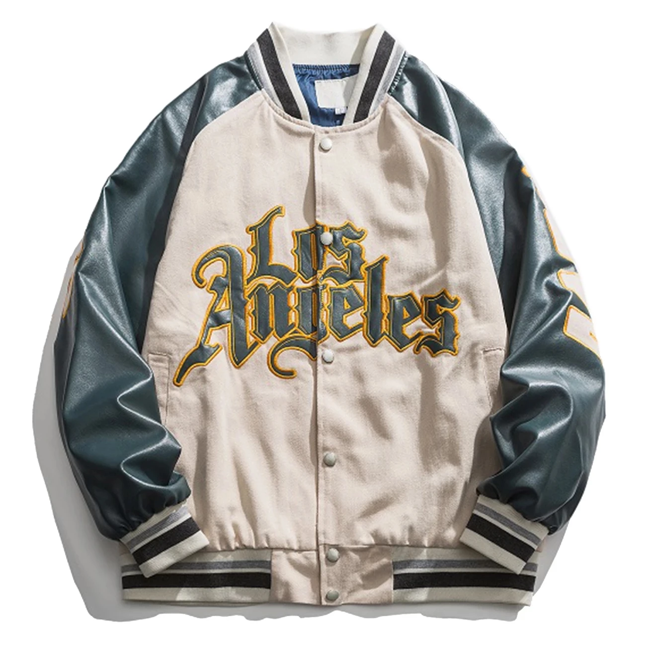 Men's Hip Hop Harajuku Letters Embroidery College Jackets Mens Casual Fashion Streetwear Bomber Jacket Baseball Coats Unisex