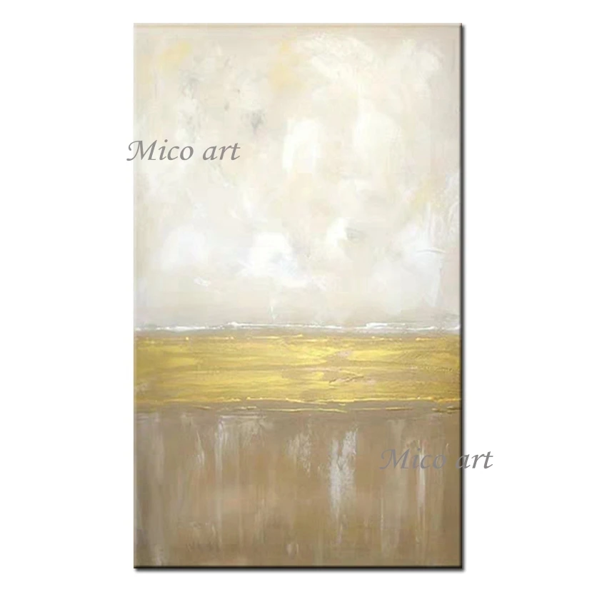 

No Framed Hand Painted 100% Handmade Abstract Gold Design Oil Painting On Canvas Wall Pictures Home Decoration Art Painting Art