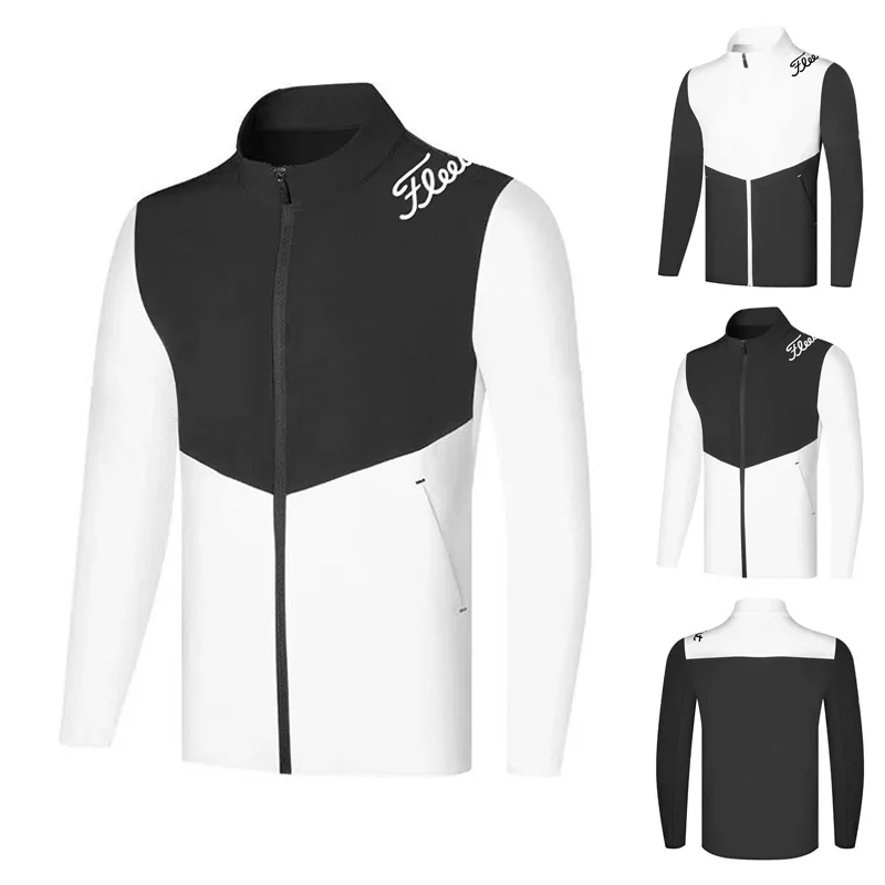 

Golf Windbreaker Men Winter Warm Windproof Down Cotton Golf Men's Clothes Vest Wear Outerwear Autumn Jackets Sportswear Sports