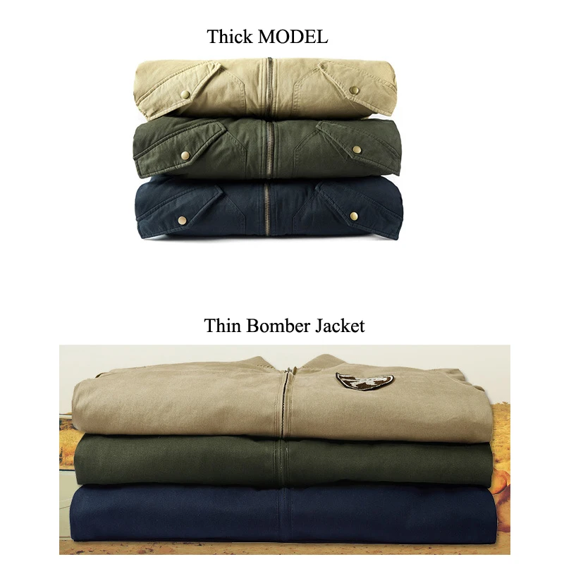 

DIMUSI Men's Bomber Jacket Winter Male Cotton Warm Parkas Coats Casual Outwear Stand Collar Slim Fit Pilot Jackets Mens Clothing