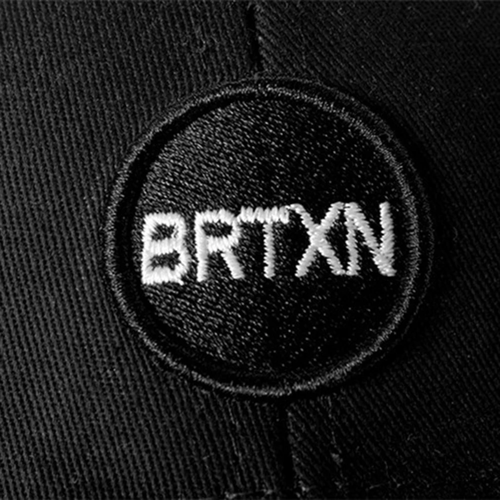 

Summer Unisex Letter Embroidery Youth Baseball Cap UV Protection Flat Sun Hat