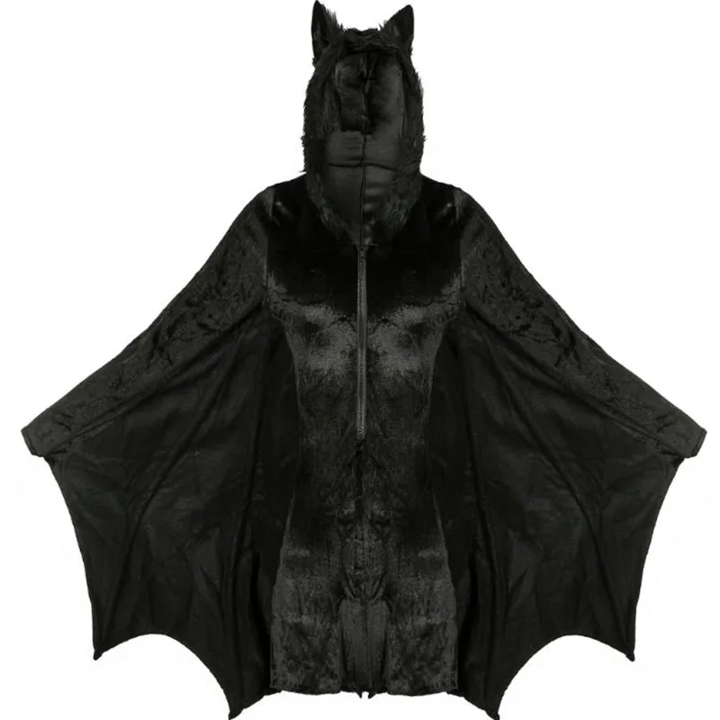 Костюм летучей мыши на Хэллоуин для детей и взрослых костюм родителей вампира