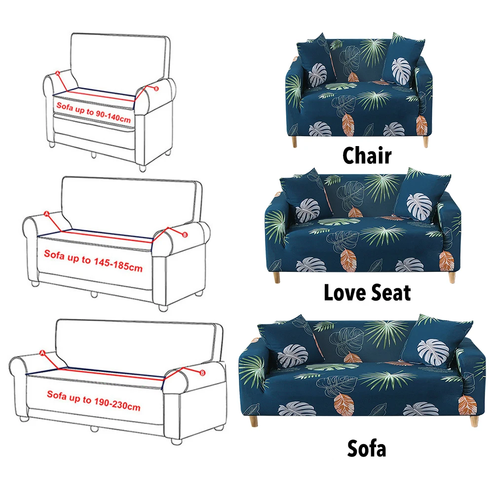 

Stretch Slipcovers Sectional Elastic Stretch Sofa Cover For Living Room Couch Cover L Shape Armchair Cover Single/Two/Three Seat