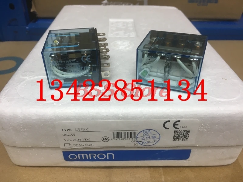 

LY4NJ LY4N-J DC24V промежуточное реле, абсолютно новое и оригинальное