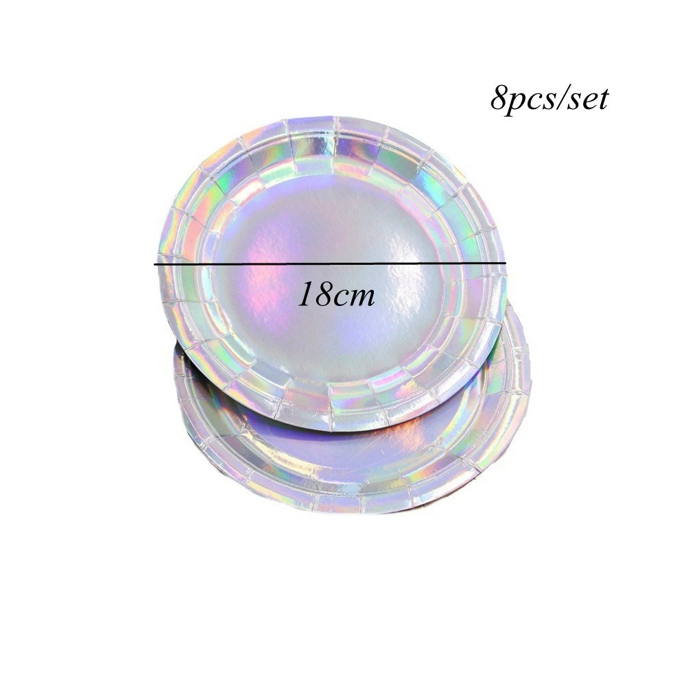 8pcs round plate Космический набор космонавты и ракеты фольгированные шары Вселенная Галактика тематические шары День рождения Детские игрушки для душа - Цвет: 8pcs round plate