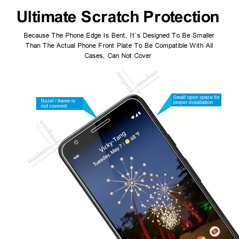 Высококачественное Стекло премиум класса для Google Pixel 2 3 4 3a Xl Lite 1 lite Защитная