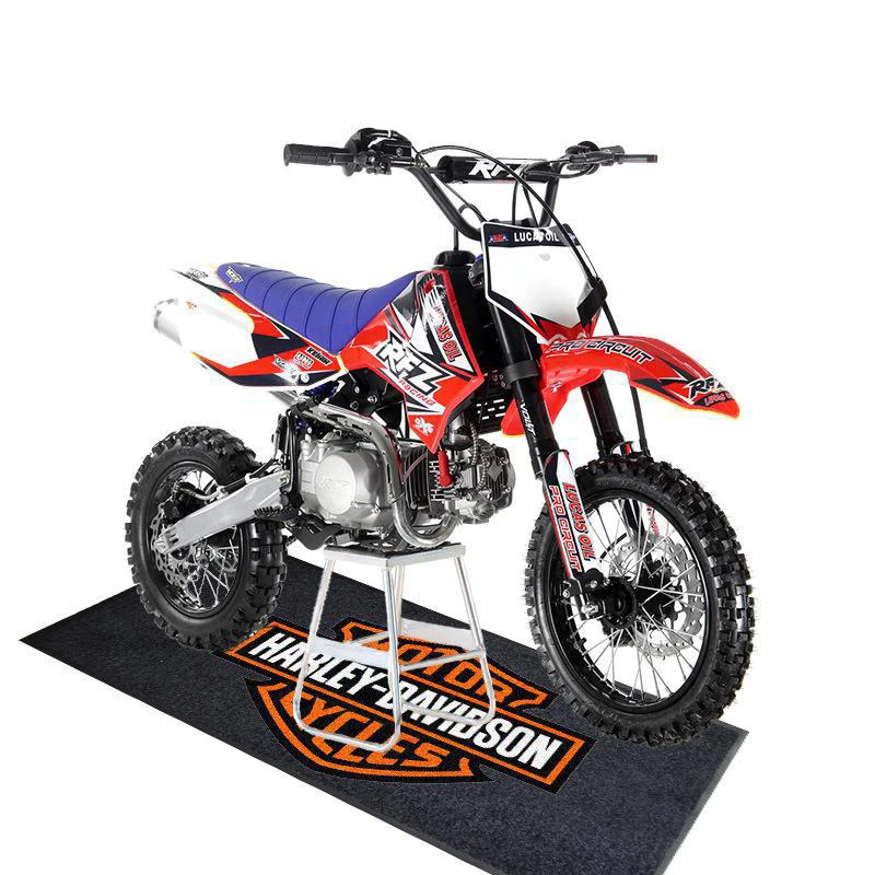 Alfombra antideslizante de poli&eacute;ster para motocicleta, alfombrilla de exhibici&oacute;n para Moto de carreras, para Honda, Kawasaki, Yamaha, BMW, KTM-2