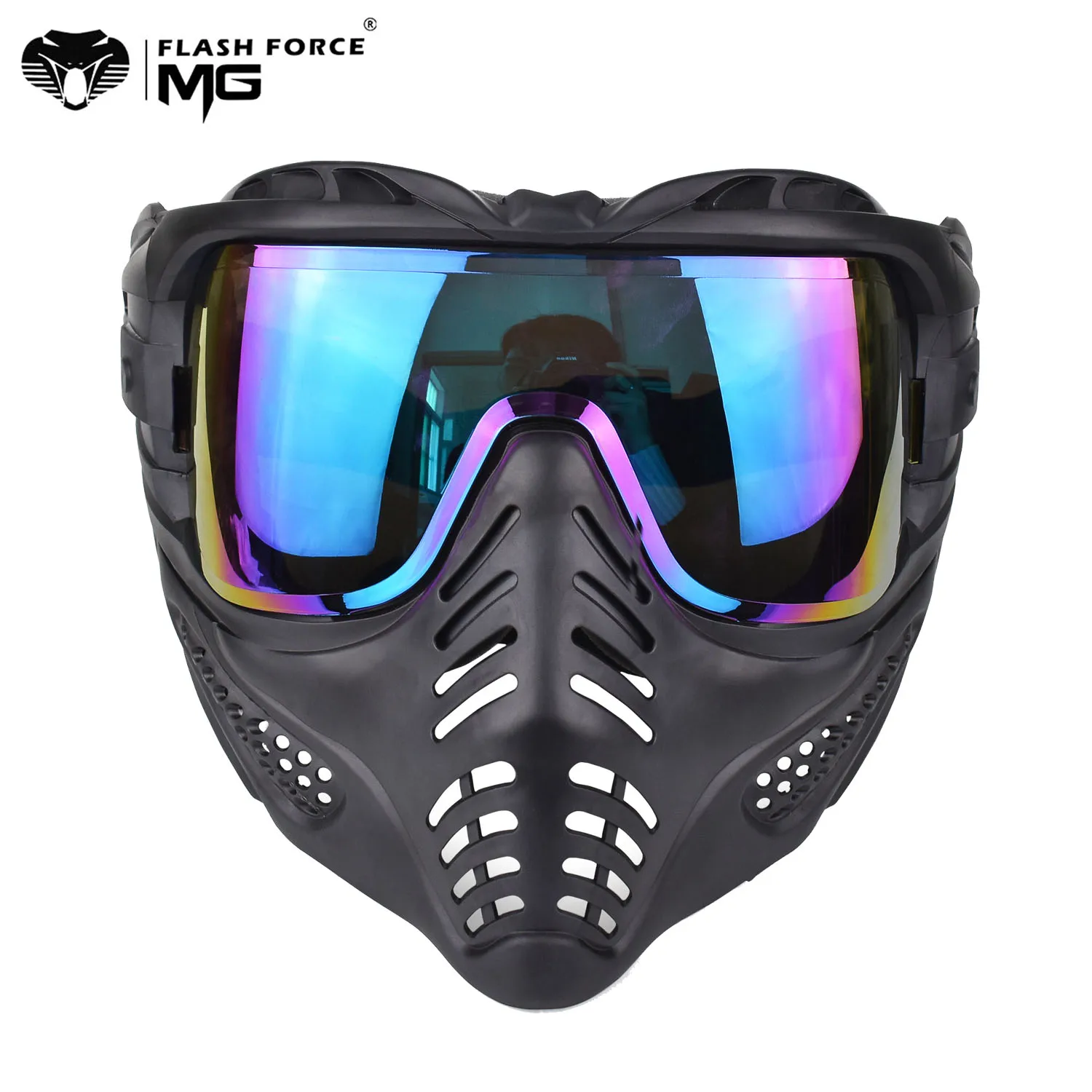 Airsoft Mask CO2 Gun Accessories Paintball Tactical Masks Breathable Anti-Fog PC Lens Protective Shooting Equipment