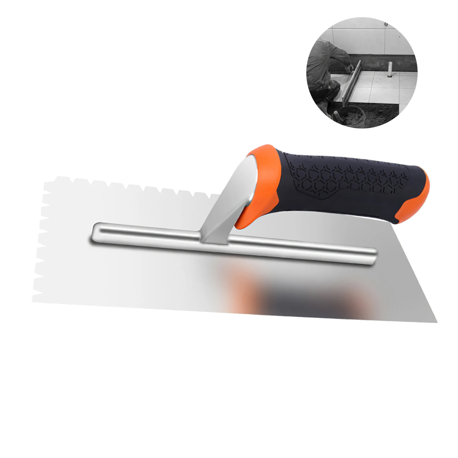 

Квадратный Мастерок из углеродистой стали 28x11 см с пластиковой ручкой для ручных инструментов, кирпичная кладка промышленного класса