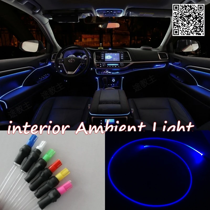 

Для Infiniti Q50 2013-2016 автомобильный внутренний окружающий светильник освещение панели для автомобиля внутри крутой ленточный светильник оптич...