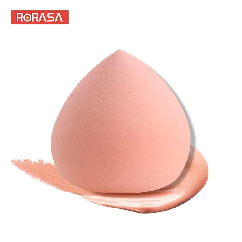 

RORASA 1PCS Makeup Sponge Peach Soft Cosmetic Puff Foundation Wet /Dry Use Beauty Makeup Stuffed Eggs Powder Makeup Tool
