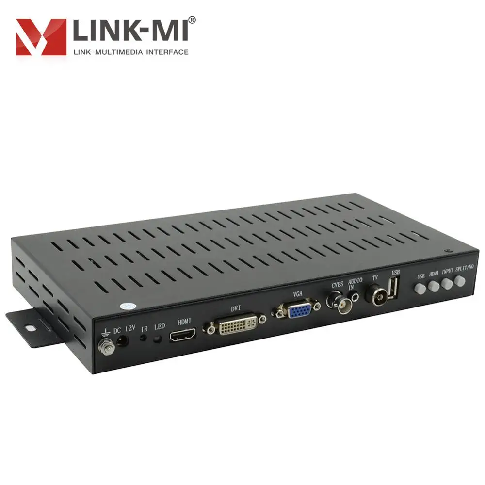 LINK MI вертикальный 2x2 1x4 1x3 1x2 настенный видеоконтроллер HDMI + DVI VGA CVBS TV USB входы