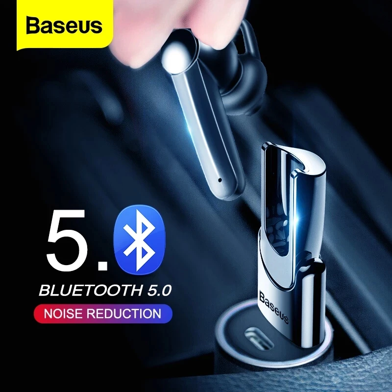 Беспроводные наушники Baseus Bluetooth Магнитная Зарядка через USB гарнитура свободные