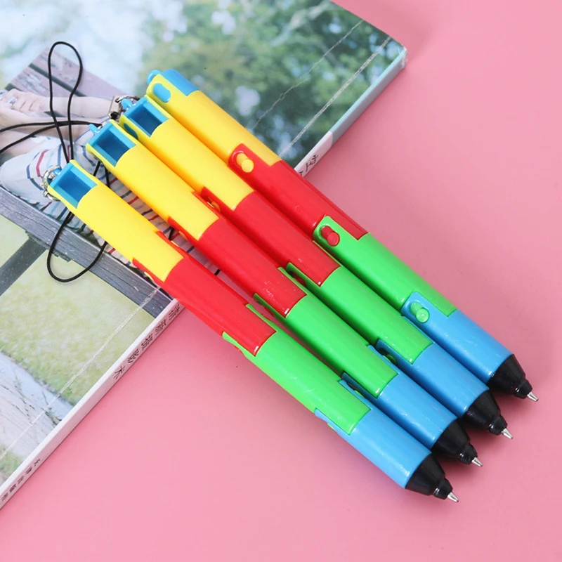 

1PCS Color Foldable Design Gel Pens Portable Creative bending deformat Ballpoint Pen For Child Kids Toy Office School Supplies