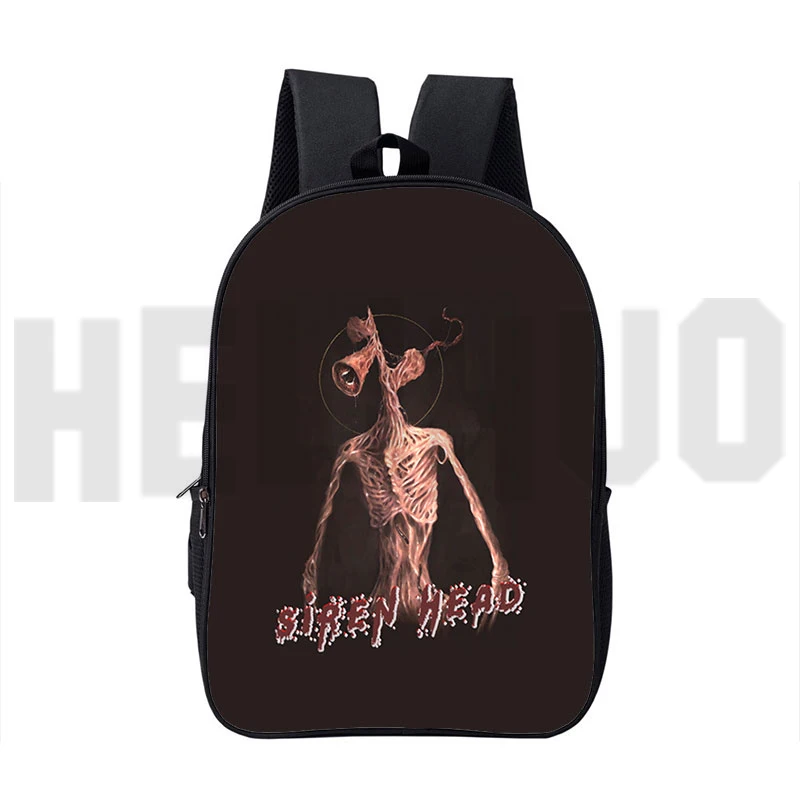 

Sac A Dos 3D Game Siren Head Backpacks Kids 16 Inch Canvas Double Zipper Anime Cartoon Children School Bags for Girls Mochila