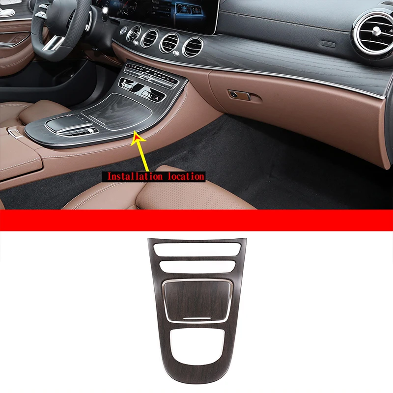 Рамка панели переключения передач для Mercedes Benz E Class W213 2021 ABS панель отделка