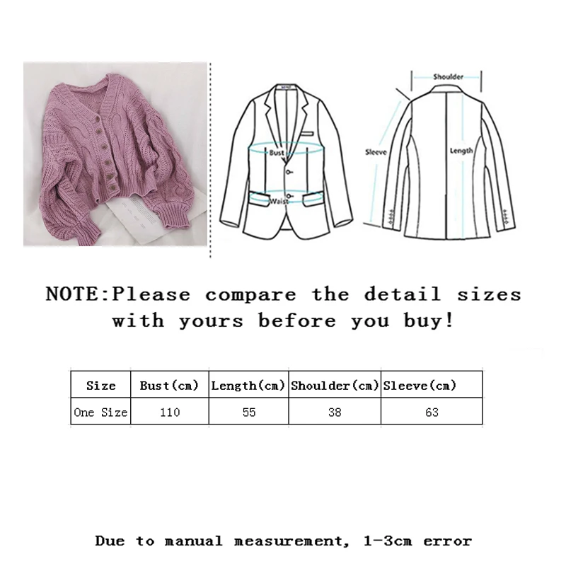 

Sllsky Solid color Knitted Sweater Women 2021 Autumn Female Casual Long Sleeve Single Breasted V neck Cardigan Sweaters Coat